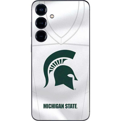 Michigan State University White Jersey Galaxy S25 Skin